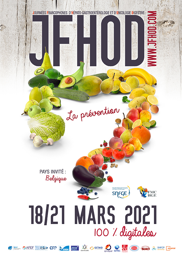 Affiche JFHOD 2021 - 100% digitales