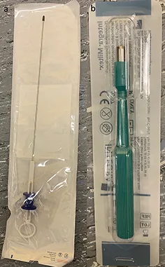 Figure 9 : Instruments pour biopsies