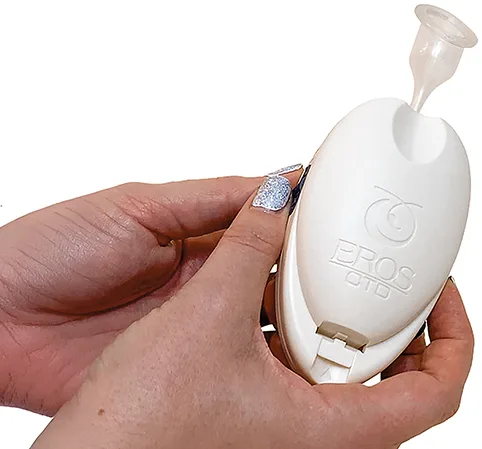 Figure 4 : Système EROS Clitoris Therapy Device (NuGyn, Inc. Minnesota, USA) approuvé par la FDA pour le traitement de la dysfonction sexuelle féminine